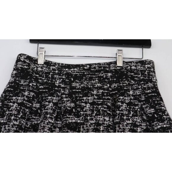 Karl Lagerfeld Paris Textured Flared Skirt Womens Sz 6 Office Siren Corpcore - Picture 3 of 11